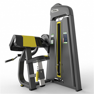 Equipo de gimnasio profesional de acondicionamiento físico Máquina de bíceps sentada para entrenamiento de fuerza