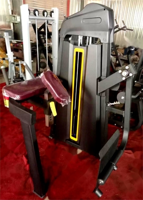 Equipo de gimnasio profesional de acondicionamiento físico Máquina de bíceps sentada para entrenamiento de fuerza