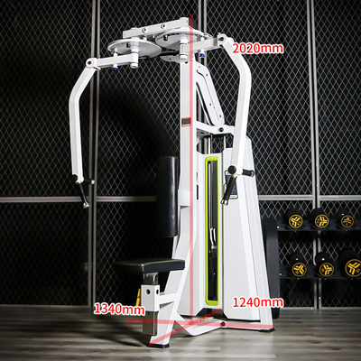 Máquina de carga de pesas para presión torácica y pectorales en entrenamiento de fuerza Equipo de gimnasio
