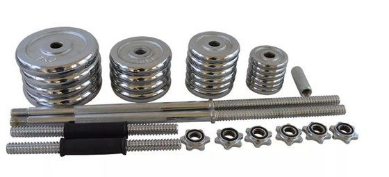Conjunto de mancuernas ajustables de 20 kg/30 kg/50 kg para ejercicio físico completo por Befreeman