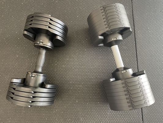 Obtenga brazos más fuertes con el conjunto de entrenamiento de pesas libres para hombres de mancuernas ajustables
