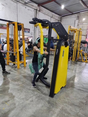Equipo de gimnasio Prensa de pecho de acero Pec Fly Machine con selección de carga de alfiler 1350 * 1320 * 1580