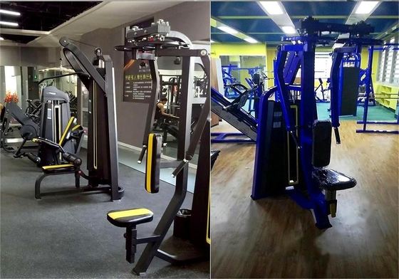 Equipo de gimnasio Prensa de pecho de acero Pec Fly Machine con selección de carga de alfiler 1350 * 1320 * 1580