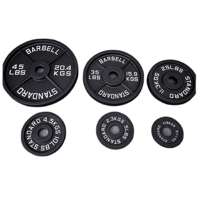 Placa de elevación de pesas de hierro fundido de 5 kg 10 kg 20 kg 50 kg para uso comercial y doméstico