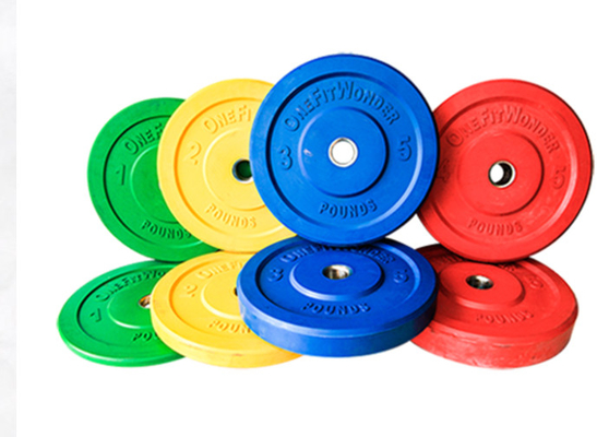 Superficie de caucho Barbell de hierro fundido placa de peso para el comercio y el hogar 5kg 10kg 20kg 50kg