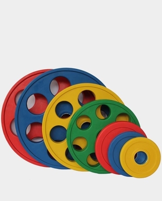 Superficie de caucho Barbell de hierro fundido placa de peso para el comercio y el hogar 5kg 10kg 20kg 50kg