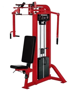Comerciante 2 en 1 Pin Selección de carga sentado Pec Deck Fly Machine para el ejercicio de peso