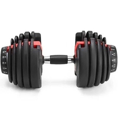 Gimnasio comercial Entrenamiento libre con pesas mancuernas ajustables Opcional Color de marco seleccionable