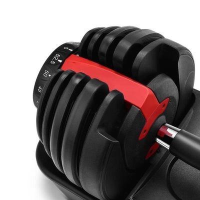 Gimnasio comercial Entrenamiento libre con pesas mancuernas ajustables Opcional Color de marco seleccionable