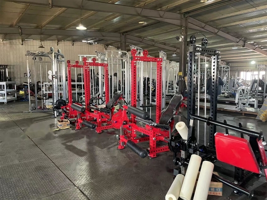 Máquinas de selección de carga de pines multifuncionales para prensa de piernas y extensión de piernas