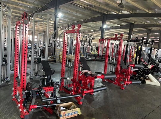 Equipo de ejercicios de culturismo con doble asiento Curl de piernas de extensión de piernas Entrenador funcional