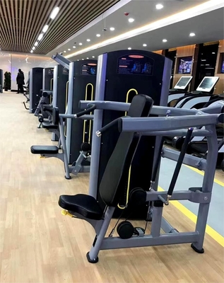 Banco de presión de hombro sentado con alfileres diseñado para equipos profesionales de gimnasio deportivo