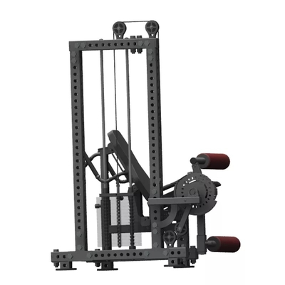 Entrenamiento de fuerza Construcción corporal Cargador mediano Máquina de extensión de piernas de doble asiento