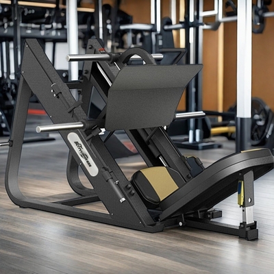 45 grados Placa Cargada Pierna Presión Entrenamiento de fuerza Equipo de gimnasio para obtener resultados máximos
