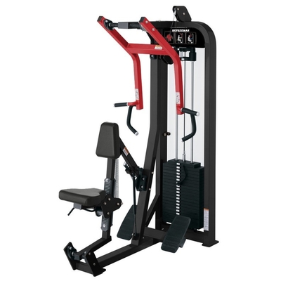 Máquina de fila de cables sentada para entrenamiento de fuerza Equipo de gimnasio utilizando selección de carga de alfiler