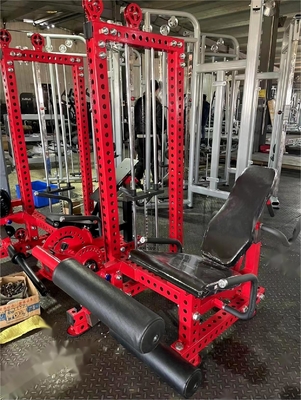 Entrenamiento físico de fuerza Presión de piernas Máquina de extensión de rizos de piernas con selección de carga de alfiler