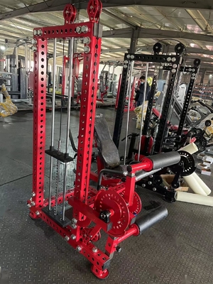 Entrenamiento físico de fuerza Presión de piernas Máquina de extensión de rizos de piernas con selección de carga de alfiler