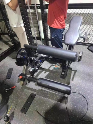 Entrenamiento físico de fuerza Presión de piernas Máquina de extensión de rizos de piernas con selección de carga de alfiler