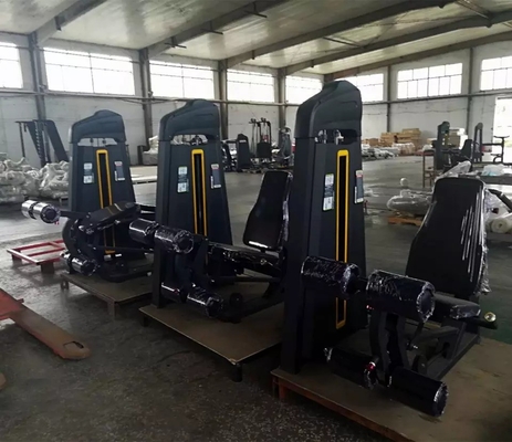 Equipo de gimnasio de entrenamiento multijugador Máquina de carga de pines comercial 2 en 1 Extensión de piernas sentada Máquina de rizado de piernas