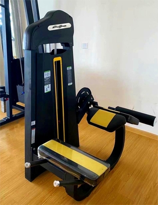 Experimenta las ventajas de la selección de carga de pines de acero con el equipo de gimnasio de curl de piernas inclinadas