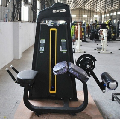 Experimenta las ventajas de la selección de carga de pines de acero con el equipo de gimnasio de curl de piernas inclinadas