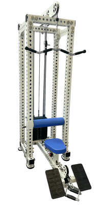 Equipo de gimnasio comercial de fitness universal 2 en 1 Lat Tirar hacia abajo y baja máquina de remo