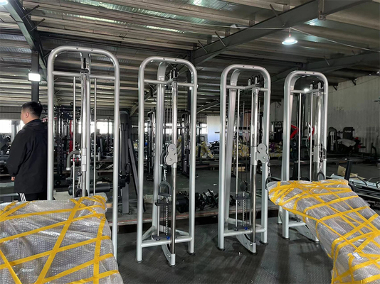 Lat Pulldown Row Fly Machine Equipo de acondicionamiento físico para la pila de pesas Pin cargado gimnasio en casa