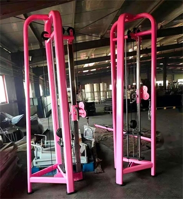 Lat Pulldown Row Fly Machine Equipo de acondicionamiento físico para la pila de pesas Pin cargado gimnasio en casa