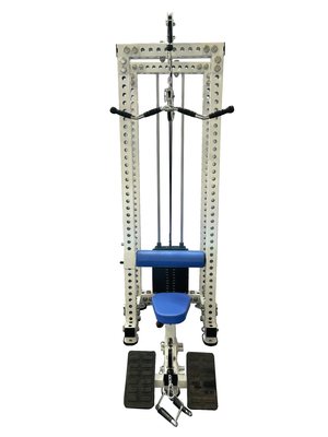 Centro de ejercicios 2 en 1 Lat Pull Down Baja fila espesor del tubo de 3,0 mm Equipo comercial