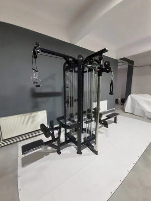 Equipo de acondicionamiento físico para el hogar Cargador grande para logotipo personalizado y gimnasio comercial de 4 estaciones