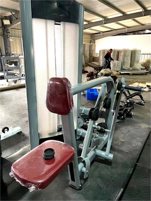 Máquina de remo con asiento de acero para ejercicios comerciales de hombro en gimnasio y gimnasio