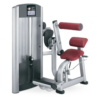 Equipo de gimnasio comercial Entrenador abdominal cargado con alfiler Máquina de extensión de espalda ajustable