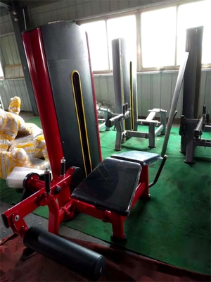 Equipo de gimnasio de acero Pin cargado ajustable Extensión de piernas sentadas y doble función de curva de piernas inclinadas
