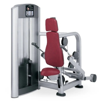 Máquina de empuje de tríceps personalizada para entrenamiento de fuerza en equipos comerciales de gimnasio