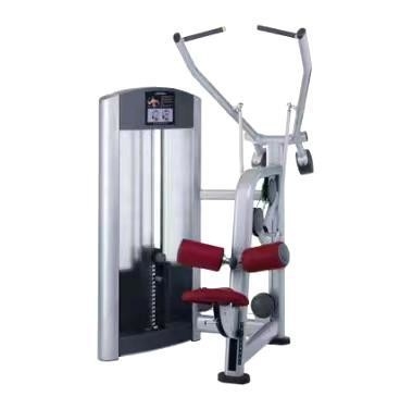 Equipo de gimnasio comercial de acero personalizado Lat Pulldown para entusiastas del gimnasio