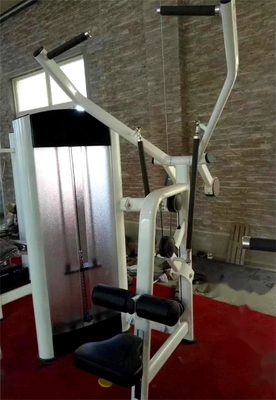 Equipo de gimnasio comercial de acero personalizado Lat Pulldown para entusiastas del gimnasio