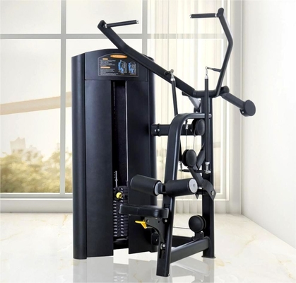 Equipo de gimnasio comercial de acero personalizado Lat Pulldown para entusiastas del gimnasio