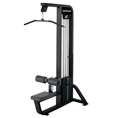 Mejorar la fuerza del hombro con pines Dropset en el equipo de ejercicios sentado Lat Pull Down