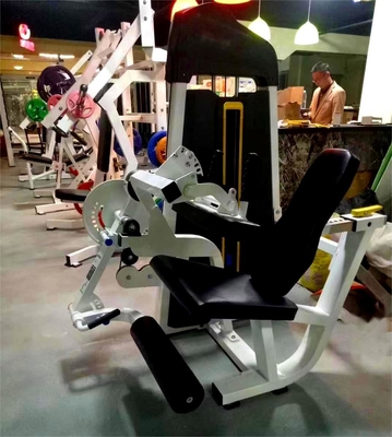 Equipo de gimnasio de acero 2 en 1 de doble función ejercicio de pantorrilla de carga ajustable sentado extensión de la pierna rizada