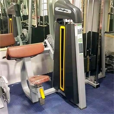 Pin cargado hombros sentados de nuevo entrenamiento Camber Curl Biceps máquina para su gimnasio