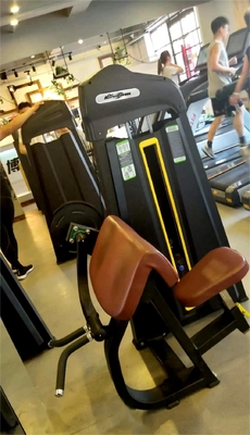 Pin cargado hombros sentados de nuevo entrenamiento Camber Curl Biceps máquina para su gimnasio
