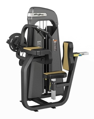 Entrenamiento de fuerza tríceps hombro plano espalda entrenamiento pin cargado sentado tríceps máquina