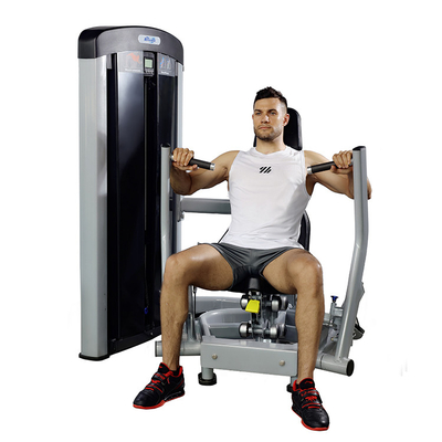 Prensa de pecho sentada ajustable para ejercicios de brazos, hombros y espalda Capacidad de 220 kg