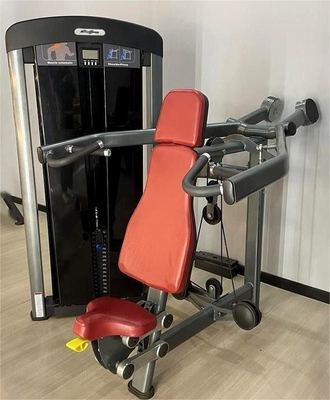 Máquina de presión de hombro con carga de pines para ejercicios comerciales de brazos y espalda