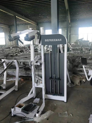 Logotipo personalizado Gimnasio Equipo profesional de acondicionamiento físico Máquina de elevación lateral cargada con pines