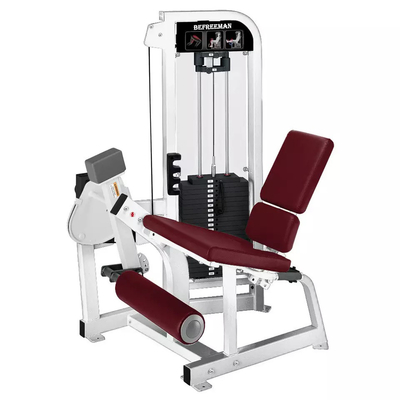 Logotipo personalizado Cargador medio Pin cargado Extensión de pierna sentada Máquina de gimnasio comercial