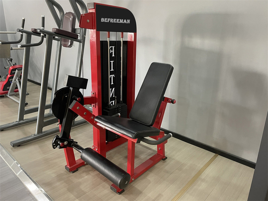 Logotipo personalizado Cargador medio Pin cargado Extensión de pierna sentada Máquina de gimnasio comercial