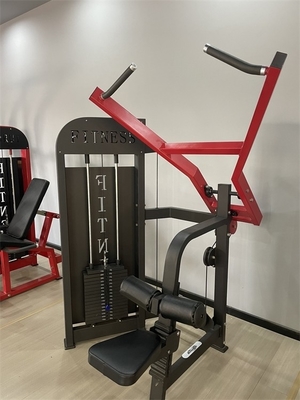 Acero Fitness fuerza pin cargado Lat Pull Down máquina para el logotipo personalizado disponible