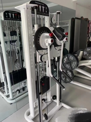 Equipo de gimnasio multifunción para la extensión de la espalda con presión en el hombro y la elevación lateral de pie