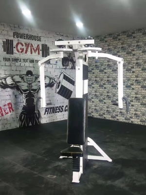 Máquina de ejercicios comerciales de carga media Equipo de selección de mosca pectoral/deltoide trasero